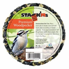 Bird Food Seed Cake, Woodpecker, 7-oz.