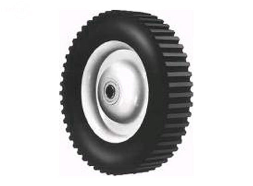 Maxpower Precision Parts 8in. x 1.75in. Plastic Lawn Mower Wheel