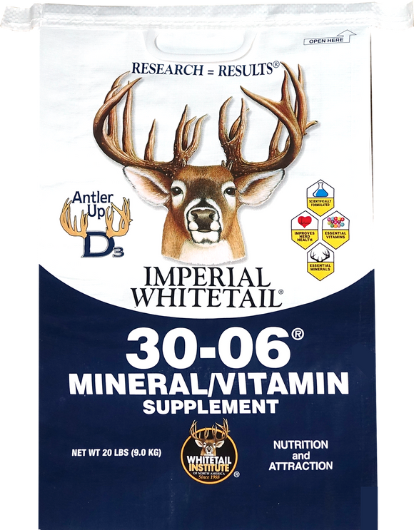 Whitetail Institute 30-06 Mineral/Vitamin Supplement  20 lbs