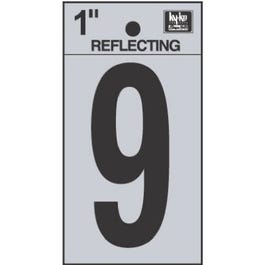 Address Number 9, Reflective Black Vinyl, 3-In. - Carthage, NC - Carthage  Farm Supply