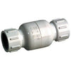 PVC Check Valve, Solvent Weld, White, Schedule 40, 2-In.