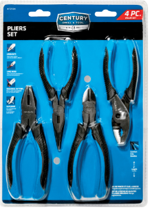 Century Drill And Tool 4 Piece 6″ Pliers Set