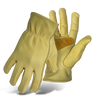 Boss Grain Cowhide Leather Driver With Palm Patch Gloves
