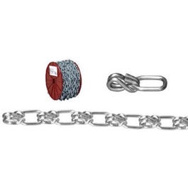 3/0 Zinc Lock Link Chain, 50-Ft.