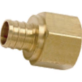 Barbed Pipe PEX Thread Adapter, Brass, 3/4-In. Barb Insert x 3/4