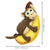 KONG Pull-A-Partz Pals Monkey Dog Toy (Medium)