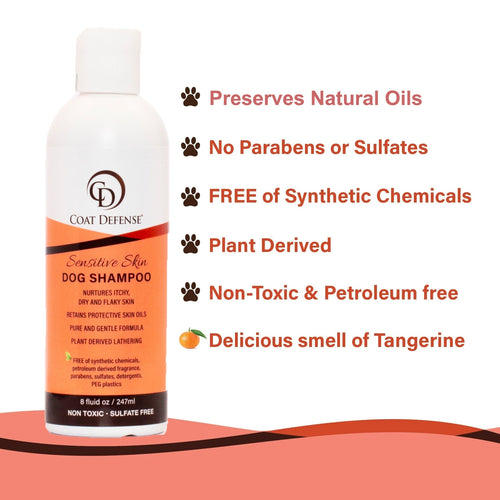 Coat Defense Sensitive Skin Dog Shampoo