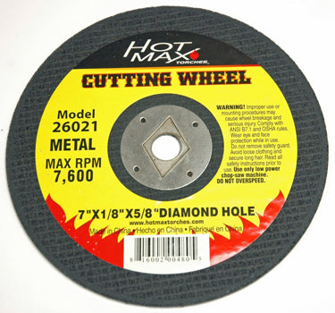 7 X1/8 X5/8 DIAMOND HOLECUT OFF WHEE