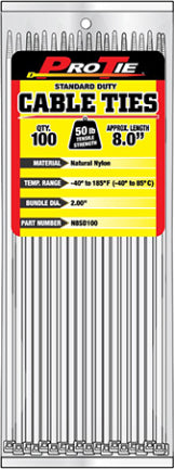 CABLE TIES 14.6 NATURALSD 100/PK