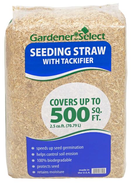 Gardener Select Seeding Straw with Tackifier (2.5 Cubic Feet)