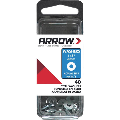Arrow 1/8 In. Steel Rivet Washer (40-Pack)