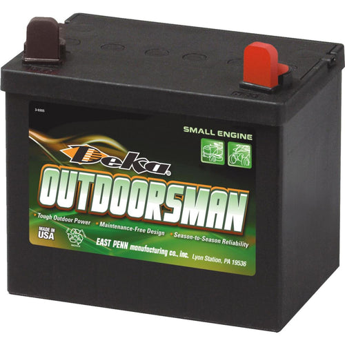 Deka Outdoorsman 12-Volt Lawn & Garden 230 CCA Small Engine Battery, Right Front Positive Terminal