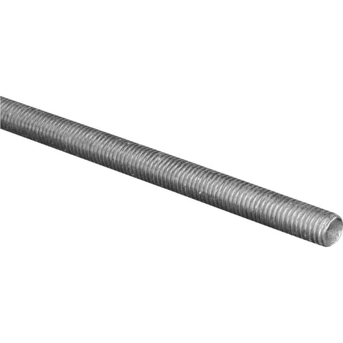 HILLMAN Steelworks 3/8 In. x 1 Ft. Steel Threaded Rod