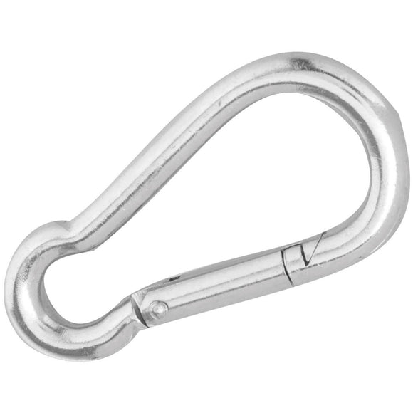 Campbell 3/8 In. 260 Lb. Load Capacity Polished Stainless Steel Spring Link All Purpose Snap