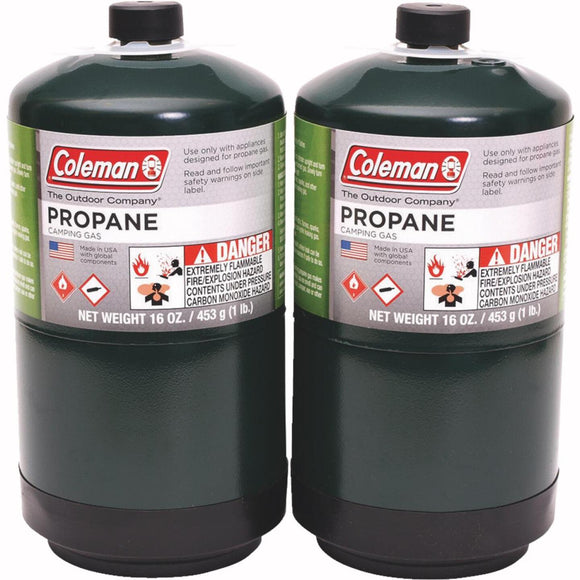 Coleman 1 Lb. Propane Cylinder (2-Pack)