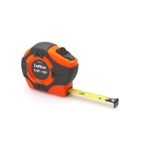 Lufkin 1/2 x 10' P1000 Series Yellow Clad A1 Blade Power Return Tape Measure