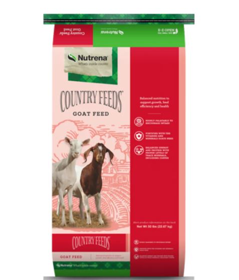 Nutrena® Country Feeds® 18% Pelleted Goat Feed (50 Lb)