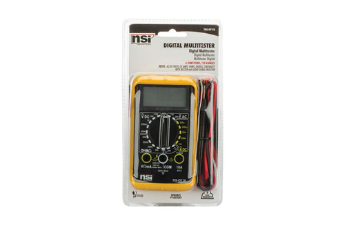 NSI Industries TES-DT18 7-Function 18-Range Digital Multitester