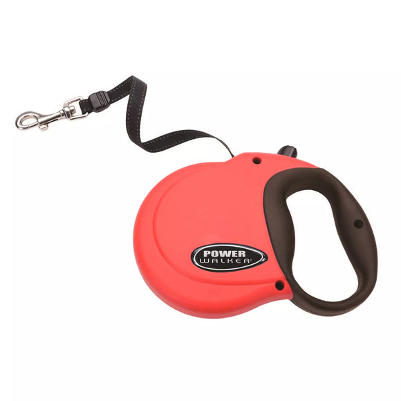 Coastal Pet Products Power Walker Dog Retractable Leash X-Small Red