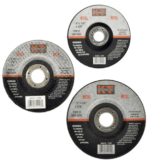 K-T Industries 5 X 1/4 X 7/8 Metal Grinding Wheel