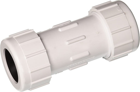 NDS CPC Series - PVC Compression Coupling 1-1/4-Inch