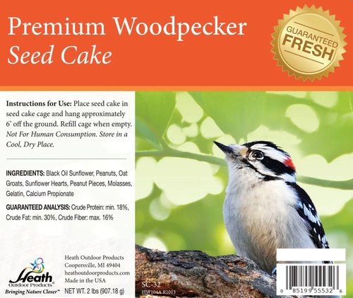 Heath Premium Woodpecker Seed Cake